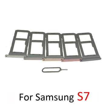 Per Samsung Galaxy S7 G930 G930F G930FD G930A G930P Telefono Originale Custodia Nuova Scheda SIM E Micro SD Supporto del Vassoio di Carta