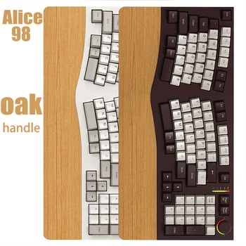 Alice98 Tastiera Meccanica Maniglia di Resto di Polso Ergonomico E il resto della Mano di Rovere Materiale