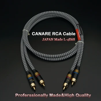 Coppia CANARE L-4E6S Cavo RCA Proferssional Per Audio hi-fi Amplificatore Preamplificatore per Cuffie AMPLIFICATORE DAC
