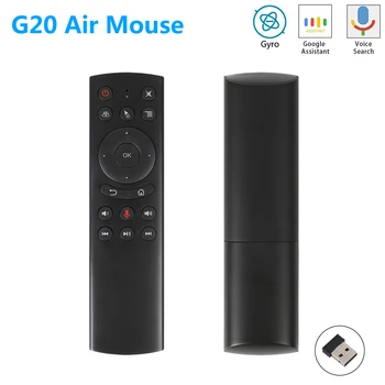 G20BTS G20S Gyro Smart Voice Telecomando IR Apprendimento 2.4 G Wireless Fly Air Mouse per X96 Mini H96 MAX Android TV Box