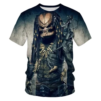 Film di T-shirt Predator Stampa 3D Street Uomini Donne Moda Oversize t-shirt Kids Boy HipHop Tee Top Fiction Thriller Camisetas