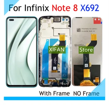 Originale Per Infinix nota 8 LCD con Cornice Parti di Riparazione Per INFINIX nota 8 X692 Display LCD Touch Screen Digitalizzatore Assembly