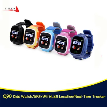 Smart WIFI GPS Tracker Cercatore di Posizione di Chiamata SOS Smartwatch Orologio Cellulare per bambini Baby Kid Anziano Anti-Perso Monitor Q90 PK T58 Q50