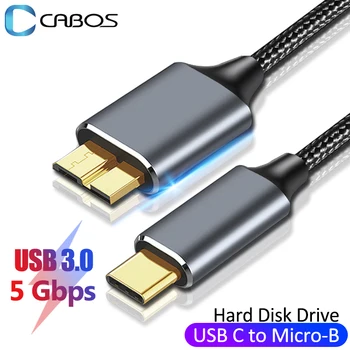 USB C a Micro B 3.0 Cavo Per MacBook Laptop Hard Drive Disk MicroB Cavo del Connettore USB 3.0 di Tipo C, a a Micro B 5 gbps Cavo Dati