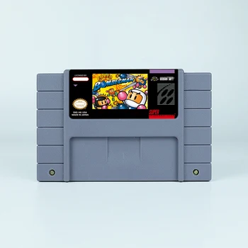 Gioco di azione per Super Bomberman 1 2 3 4 - USA o EUR versione disponibile una Cartuccia per SNES Console per videogiochi
