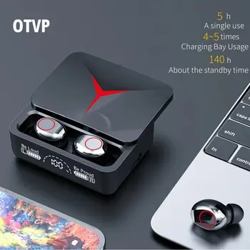 OTVP Origianl M90 Cuffie senza fili di Alta Qualità Audio Bluetooth Auricolari IPX7 Impermeabile Bluetooth 5.3 Ricarica Veloce