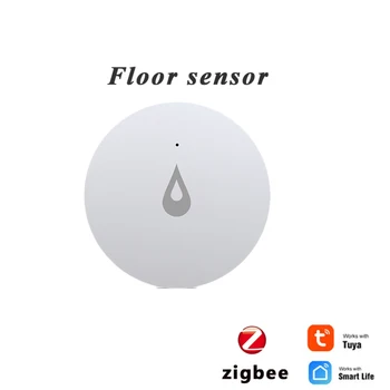 ZigBee 3.0 Tuya Acqua Rilevatore Di Perdite Di Inondazione Del Sensore Dell'Acqua Serbatoio Acqua Pieno Collegamento Intelligente Di Allarme Di Sicurezza Domestica Di Supporto Smart Vita