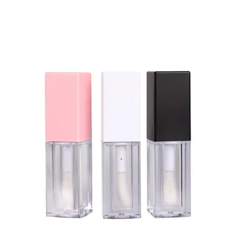 Nuovo 5ml Piazza Lip gloss Tubi Pennello Grande Contenitori Cosmetici all'Ingrosso di Trucco di Bellezza Rossetto Lip Balm Confezione Bottiglie