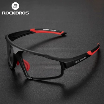 ROCKBROS Moto Sunglass Fotocromatiche Polarizzate Occhiali Sportivi per Uomini Donne Occhiali da sole MTB Bici da Strada, Occhiali di Protezione Occhiali di protezione