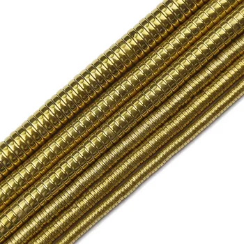 3/4/6/8mm Colore Oro Flat Round Coin Ematite Pietra Naturale fatto a Mano Distanziale Bracciale Sciolto Perline Per Gioielli fai da te i Risultati