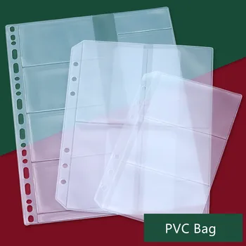A6, A5, B5, in PVC Trasparente Sacchetto di Mano il Libro di Stoccaggio Borsa del Documento Informazioni Borsa Notepad Business Card Libro Loose-foglia Borsa
