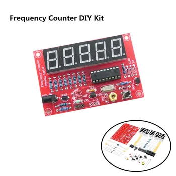Fai da te Digitale a LED Contatore di Frequenza 1Hz-50MHz USB 5V Oscillatore a Cristallo Misuratore Tester Kit