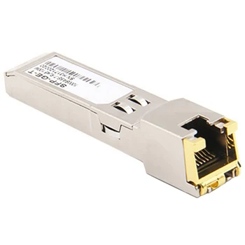 Modulo SFP RJ45 Switch Gbic 10/100/1000 Connettore SFP in Rame RJ45 Modulo SFP Gigabit Ethernet Porta 1Pcs