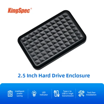 KingSpec SSD Caso 2.5 SATA a USB 3.0 Adattatore Hard Drive Enclosure per Disco SSD Tipo di Box C box HD Esterno HDD Enclosure