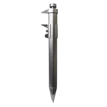 Pinza penna Multifunzione Inchiostro Gel Penna Vernier Caliper Rullo di Penna a Sfera di Cancelleria a Sfera Ball-Point 0.5 mm di Drop shipping 1-3pc