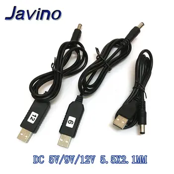 USB power boost linea 5V DC a DC 5V / 9V / 12V Step UP Modulo Convertitore USB Cavo Adattatore 2.1x5.5mm Spina aokin