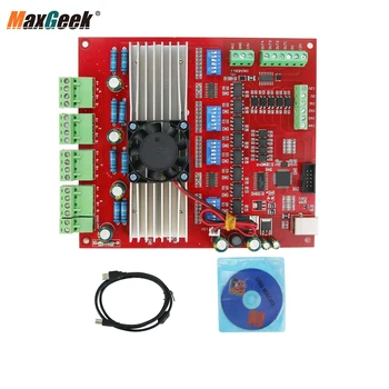 Maxgeek MACH3 USB a 4 Assi di Breakout Board 100KHz CNC Driver di Interfaccia Motion Controller Driver della Scheda di