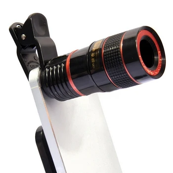 8x Lungo Fuoco Cellulare Lente 8x Mobile Phone Telescope Hd Obiettivo della Fotocamera Esterna Zoom Effetto Speciale Lente