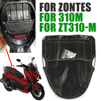Per Zontes ZT310-M ZT310M ZT-310-M ZT-310M M310 di Accessori per Moto, Sotto la Sede di Stoccaggio Borsa in Pelle borsa attrezzi Borsa Organizer
