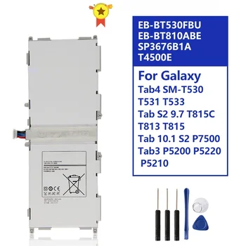 Batteria Per Samsung Galaxy Tab4 Tab 4 SM-T530 T533 T531 T535 T537 EB-BT530FBU Scheda S2 9.7 T815C T813 Tab 10.1 S2 P7500 Tab3 P5200