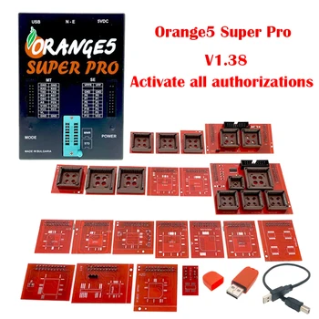 Orange5 Super Pro V1.38 Attivare Tutte le Funzioni Arancione 5 Programmatore Completo di Adattatore per Aggiungere una Nuova Licenza Renesas H8SX V850 UART/SPI