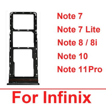 Dual Sim Card Slot Per Infinix Nota 7 X690 7 Lite X656 Nota 8 X692 Nota 8i X683 Nota 10 X693 Nota 11 Pro X697 Micro SD Card