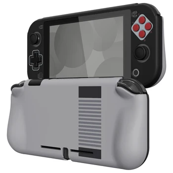 PlayVital ZealProtect Ergonomica Custodia Protettiva per Nintendo Switch Lite W/Screen Protector & Thumb Grips - Classici NES Stile