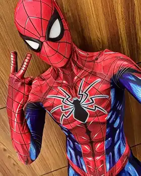 Halloween Anime Ultimate Armor MK 4 Spiderman Tuta Costume Cosplay Fullbody Tutto Nuovo e Diverso da Supereroe Tuta Adulto/Bambini