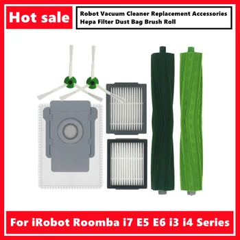 Per iRobot Roomba i7 E5 E6 i3 i4 Serie di Robot Aspirapolvere di Ricambio Accessori Filtro Hepa, Sacchetto di Polvere Pennello Rullo