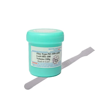 JimBon NC-559-ASM TPF Flusso Anti-Umido No-Clean 100 g di Crema di AMTECH Pasta Saldante