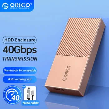 ORICO USB4.0 M. 2 NVMe SSD Enclosure 40Gbps PCIe3.0x4 Caso di Alluminio Compatibile con Thunderbolt 3 4 USB3.2 USB 3.1 3.0 Type-C