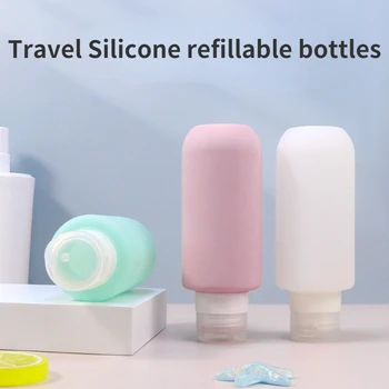 1pcs 200ml di Grande Capacità Portatile del Silicone di Viaggio Ricaricabile Bottiglia di Shampoo, Lavare il Corpo Emulsione Bottiglia all'Aperto Contenitore di Viaggi