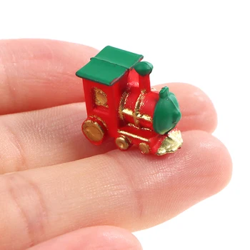 1pcs 1:12 per casa delle bambole in Miniatura Mini trenino Modello di Simulazione Per la Casa di Bambola di Arredamento Finta di Giocattoli Accessori