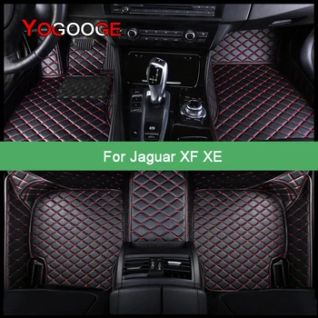 YOGOOGE Tappetini Auto su misura Per Jaguar XE, XF Piedi, Tappeti, Accessori Auto