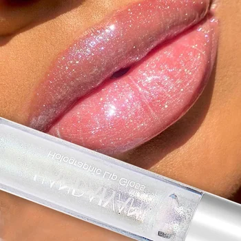 Glitter Olografico Lip Gloss 6 Colori Impermeabile Sirena Shimmer Liquido Rossetti Lunga Durata Trucco Lip Tint Donne Cosmetici