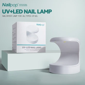 NAILPOP Mini Chiodo Essiccatore UV del LED, Lampada Manicure Macchina solo Dito 60 Asciugatura Rapida Luce di trattamento per smalto Gel Nail Art Strumento