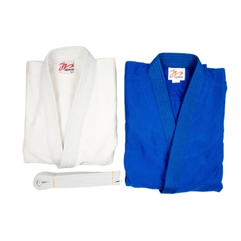 Judo IJF Approved Professionale Gi Tuta Arti Marziali Tuta Judo Uniforme Mens Ragazzi Donne Single Tessere Judo Gi Kimono Bianco Blu