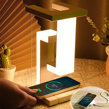 Creativo a Levitazione Magnetica LED di Ricarica Wireless Lampada da tavolo Regalo Creative Light Touch Interruttore, Luce Decorativa
