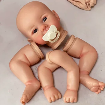19inch Già Verniciato Reborn Kit Juliette di Painting 3D con Visibili Vene Smontato Bambola Parti con un Panno Corpo e gli Occhi