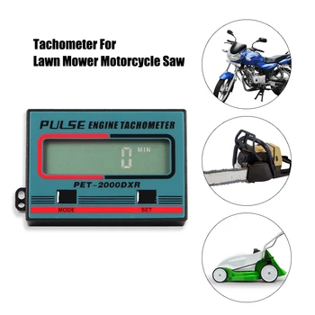 Contagiri Indicatore di Impulso Motore per contagiri contaore Digitale 100-30000RPM per Moto ATV Tosaerba 2/4 tempi Motore candele
