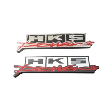 Adesivi per auto Modificate HKS Logo 3D in Metallo Emblema Distintivo Adesivo Per Honda, Toyota, BMW, Ford, Nissan, Mercedes-benz, Volvo Jeep Accessori