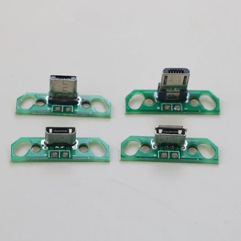 Per i Micro Dati Cavo di Ricarica Jack Scheda di Test con Intestazione di Pin di 90 Gradi Micro USB Maschio Femmina connettore