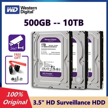Nuovo WD Purple 6 TB 4 TB di Sorveglianza Interno, Disco Rigido da 3.5