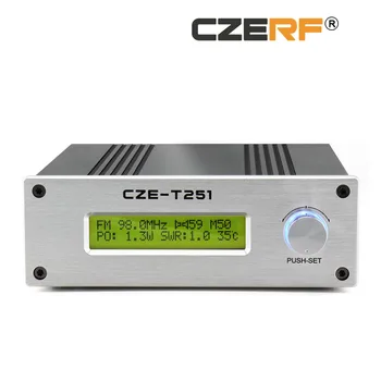 CZE-T251 Lungo la Copertura di Trasmissione FM Trasmettitore 25W 25 Watt per Auto Radio Chiesa Statio Attrezzature