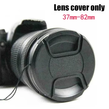37 40.5 43 46 49 52 55 58 62 67 72 77 82Cap Titolare Fotocamera copriobiettivo Coperchio di protezione Per Canon Leica Nikon Sony Olypums Fuji Lumix