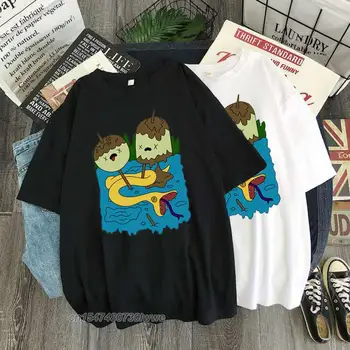 Marceline E la Principessa Bubblegum Kawaii Shirt Divertente Maglietta Regalo Tshirt Streetwear Tshirt Plus Size Donne/Uomini T-Shirt anni ' 90