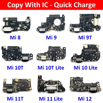 Micro USB Caricabatterie Ricarica la Porta del Connettore Dock Microfono Per Xiaomi Mi 8 9 9T 10 10T Mi10T Mi11T 11 11 T 12 Pro Lite