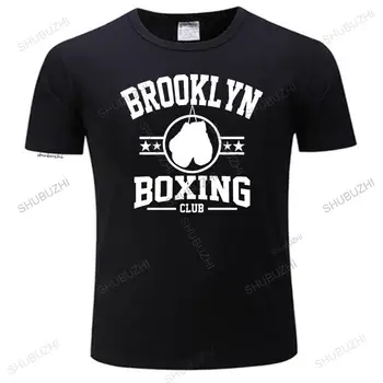 cotone vintage tshirt uomo estate tees abbigliamento di marca a Brooklyn Boxinger unisex Sciolto casual top per lui, plus size teeshirt doni
