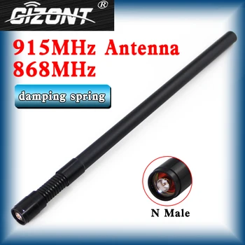 GSM 800MHz 868MHz 900MHz 915MHz 1.2 G 1.4 G Antenna Ammortizzatore a molla N maschio testa POM tubo LoRa Elio Minatore Hotspot Antenna