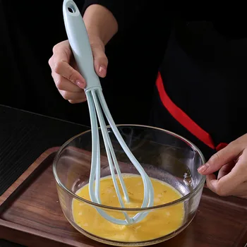 30cm di Silicone Frusta Manuale frullino per le Uova Antiscivolo Facile Da Pulire Cottura Torta di Crema di Latte Misto Per Montare Utensili da Cucina Gadget